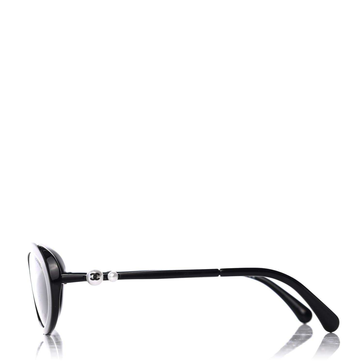 Chanel Acetate Pearl Sunglasses 5428-H Black 3 of 8