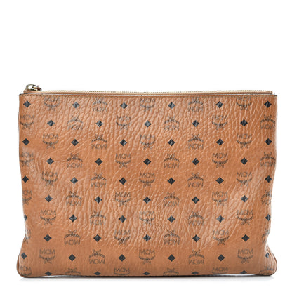 MCM Visetos Original Medium Pouch Cognac 1 of 17