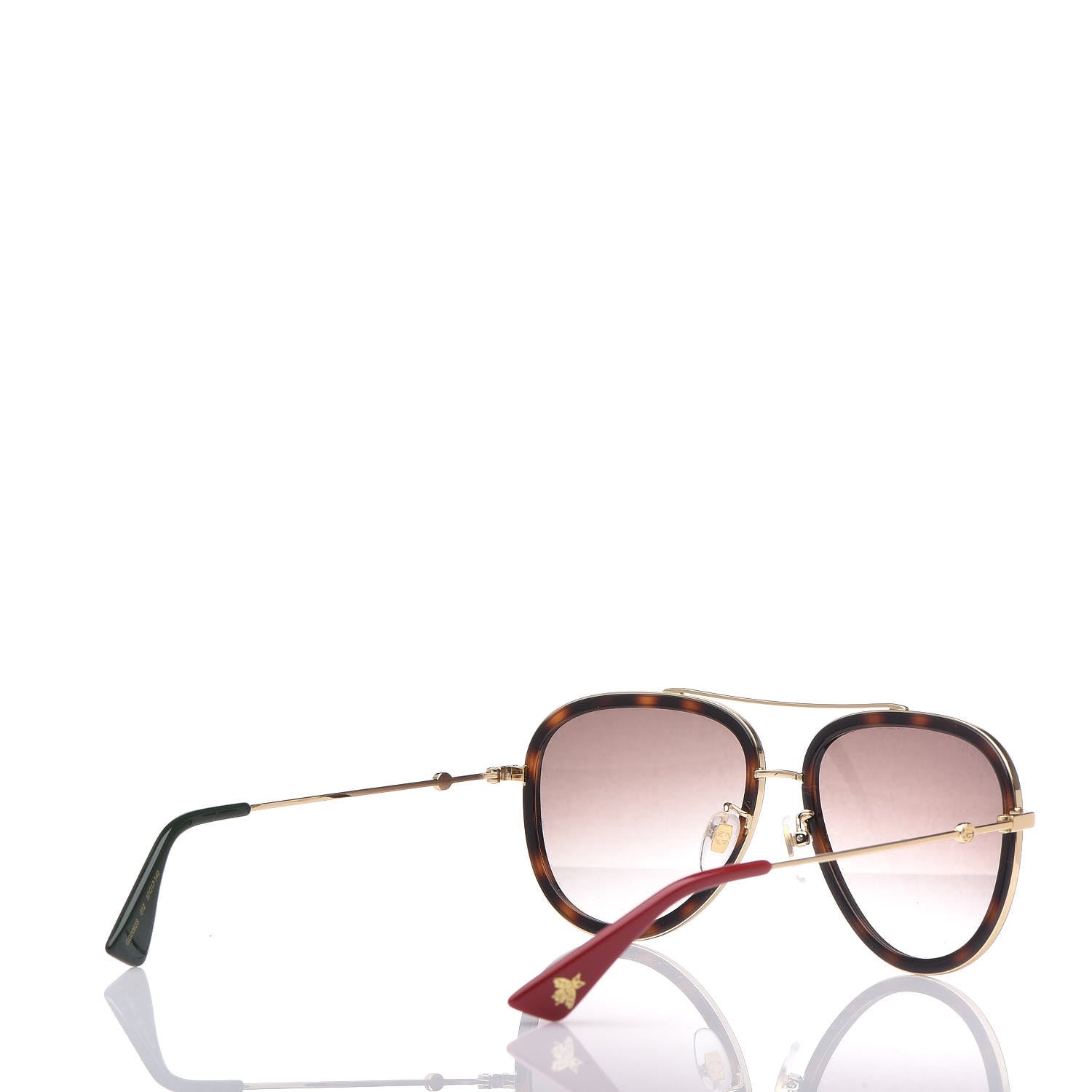 Gucci Aviator Sunglasses GG0062S Tortoise 4 of 7