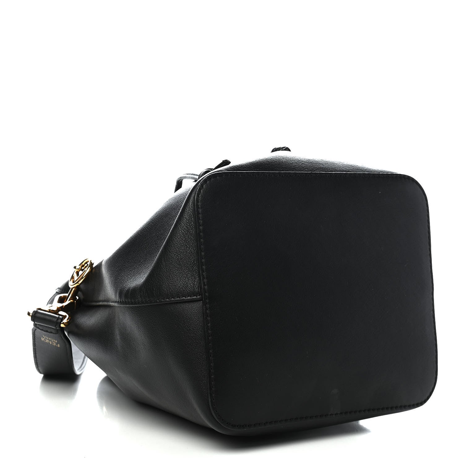 Fendi Vitello Grace Matte F is Fendi Grande Mon Tresor Bucket Bag Black 4 of 13