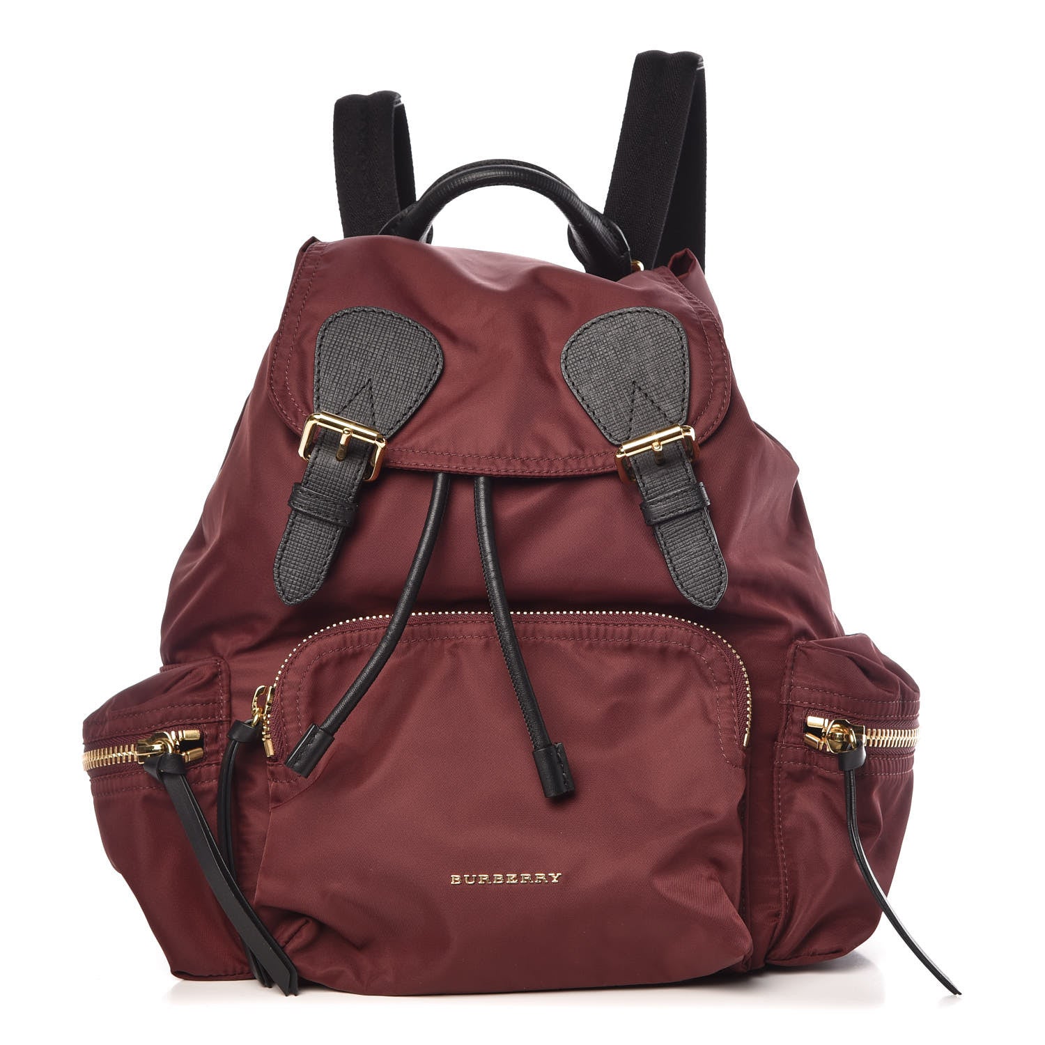 Burberry Nylon Medium Rucksack Backpack Burgundy Red 1 of 16