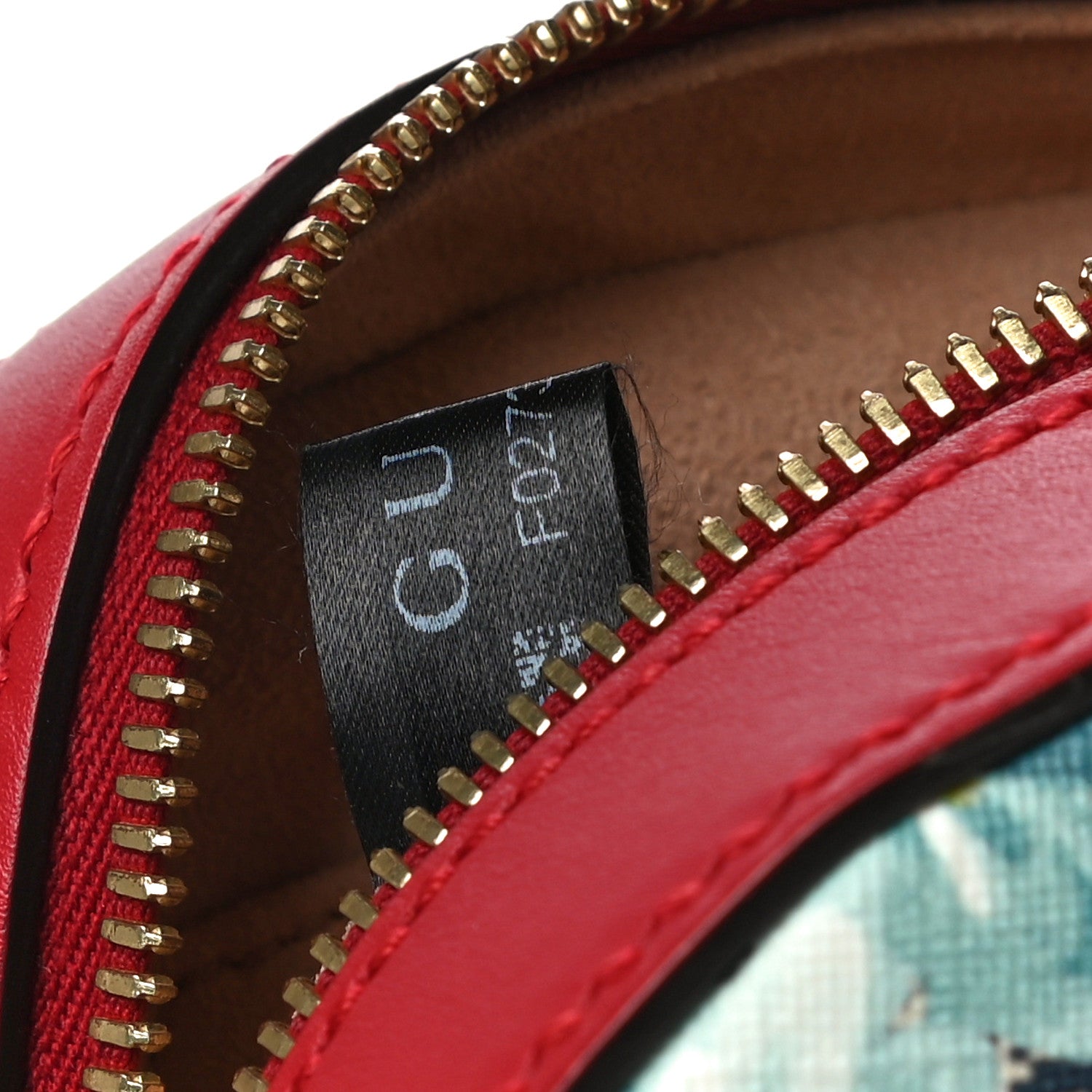 Gucci GG Supreme Monogram Blooms Mini Chain Shoulder Bag Beige Blue Navy Hibiscus Red 8 of 11