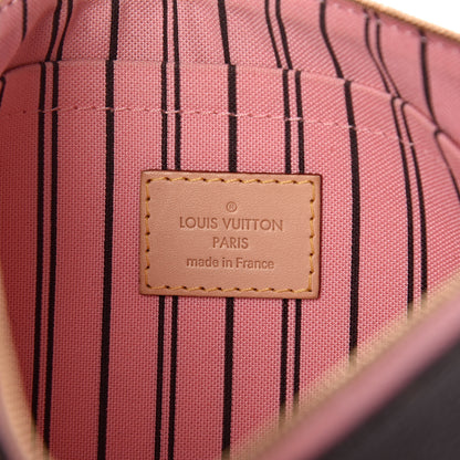 Louis Vuitton Monogram Neverfull MM GM Pochette Sugar Pink 6 of 7