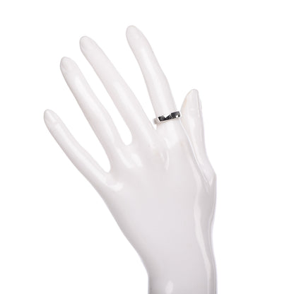 Cartier 18K White Gold 4mm Happy Birthday Band Ring 51 5.75 2 of 4