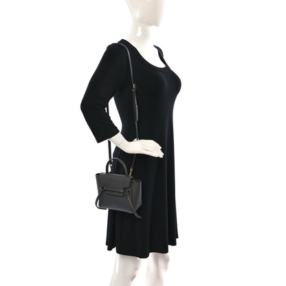 Celine Grained Calfskin Pico Belt Bag Grey 2 of 8