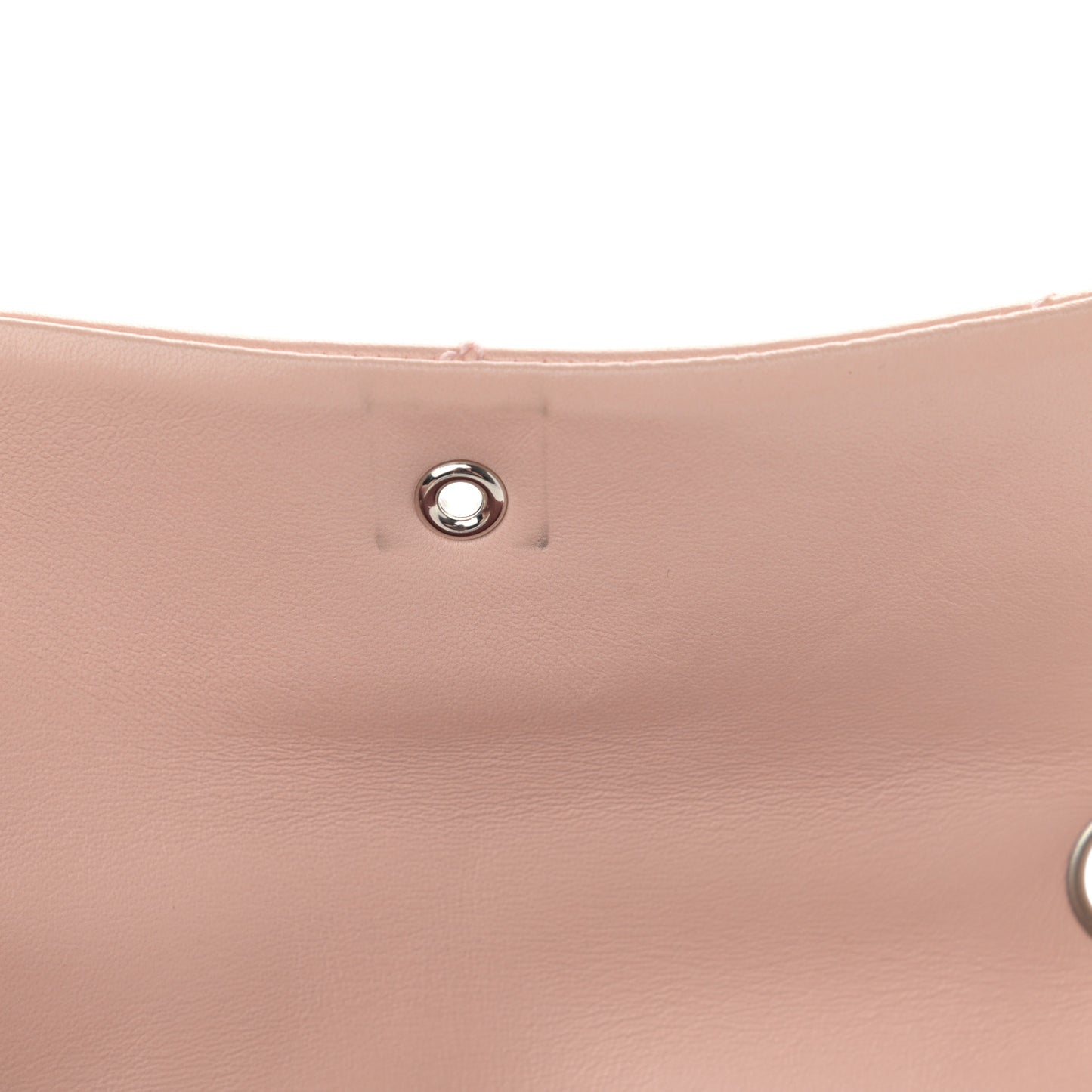 Lambskin Diamond Stitched CC Flap Pink