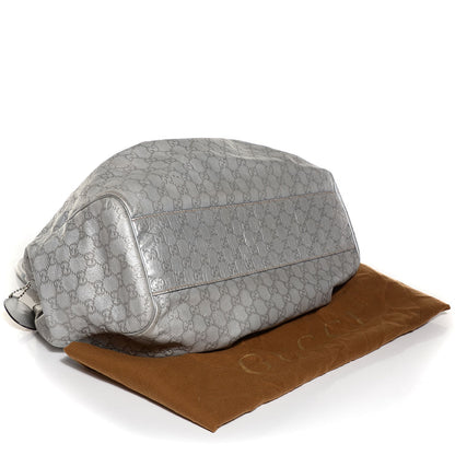 Gucci Guccissima Large Sukey Tote Silver 4 of 7