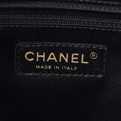 Chanel Caviar Quilted XL Grand Shopping Tote GST Black 6 of 17
