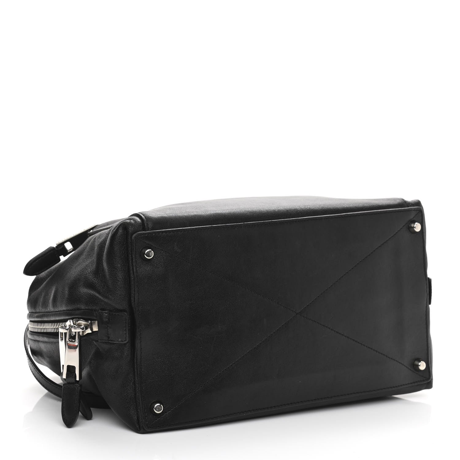 Marc Jacobs Calfskin Satchel Tote Bag Black 3 of 11