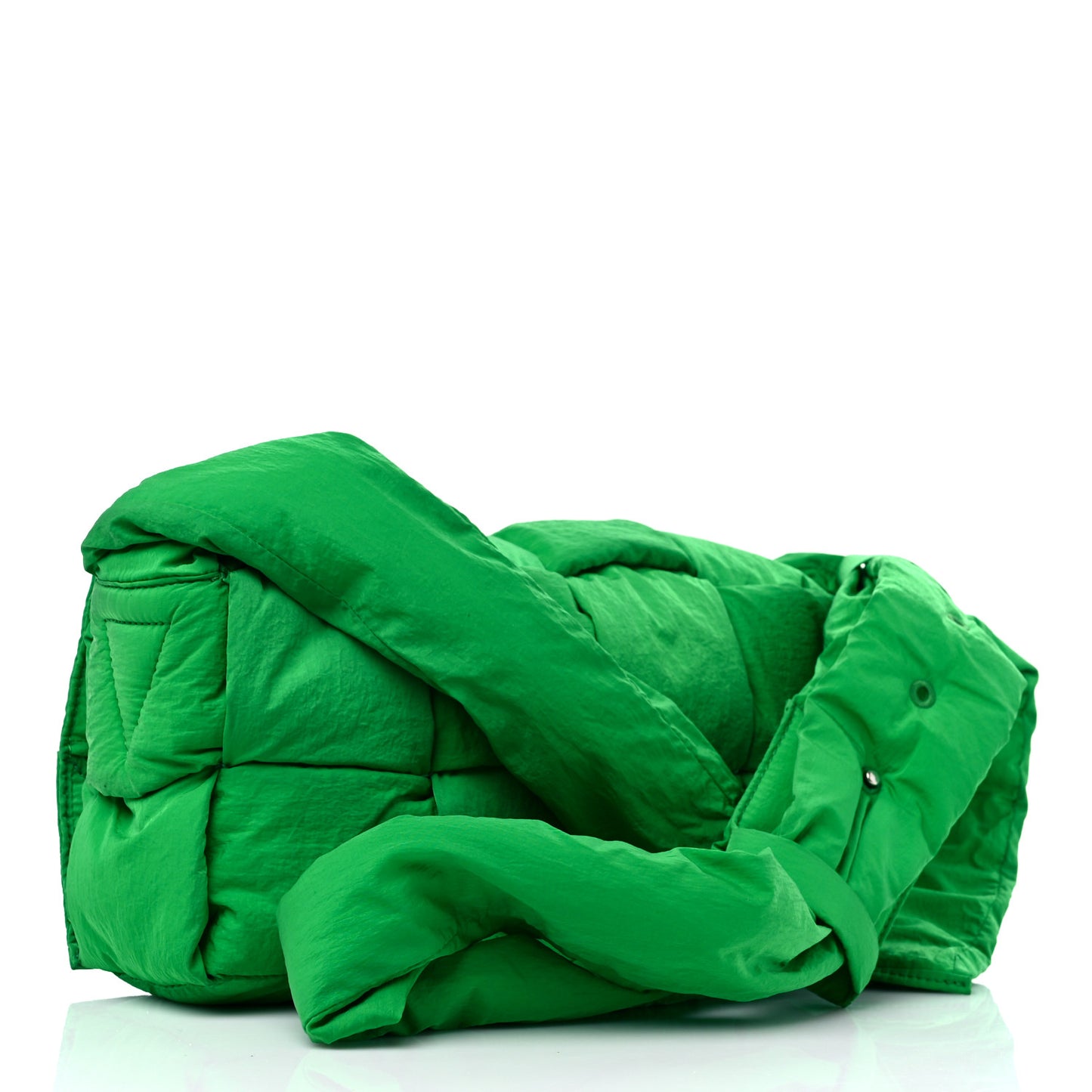 Nylon Intrecciato Padded Tech Cassette Bag Parakeet