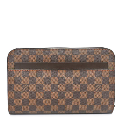 Louis Vuitton Damier Ebene Pochette Saint Louis Clutch 1 of 7