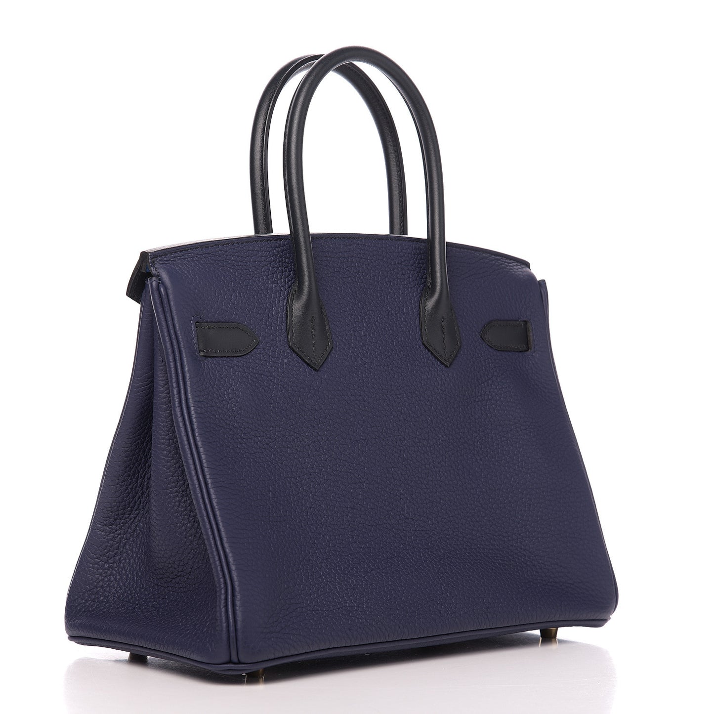 Taurillon Clemence Sombrero Birkin 30 Bleu Encre Bleu Obscur