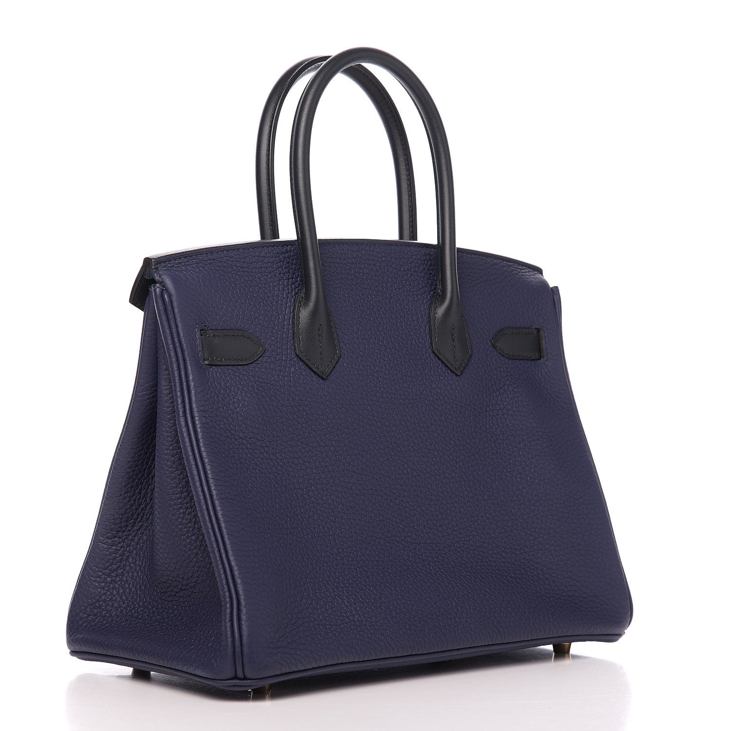 Hermes Taurillon Clemence Sombrero Birkin 30 Bleu Encre Bleu Obscur 2 of 10