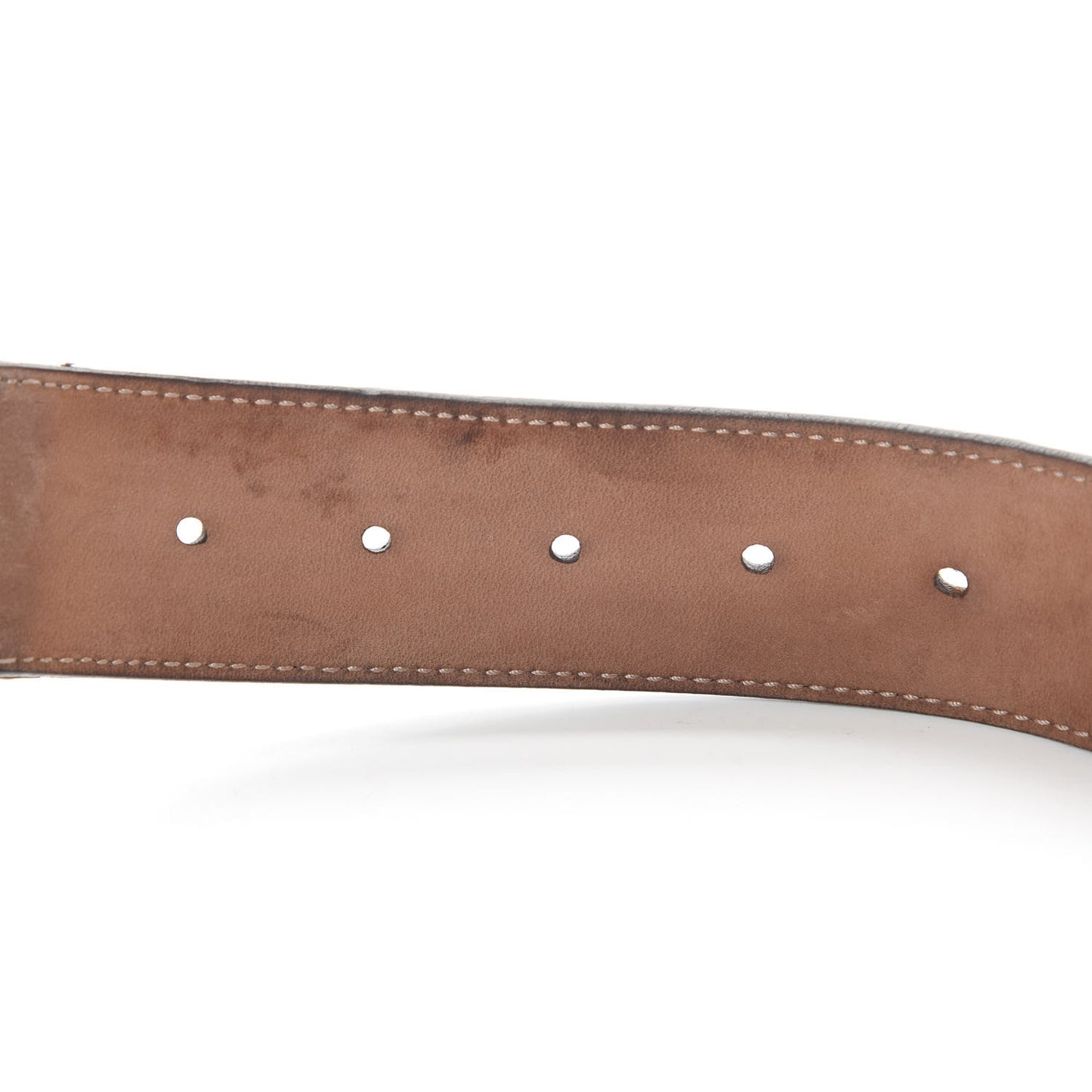 Nylon Calfskin Double G Web 40mm Belt 90 36 Green Red Cuir