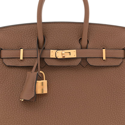 Hermes Togo Birkin 25 Alezan 8 of 11