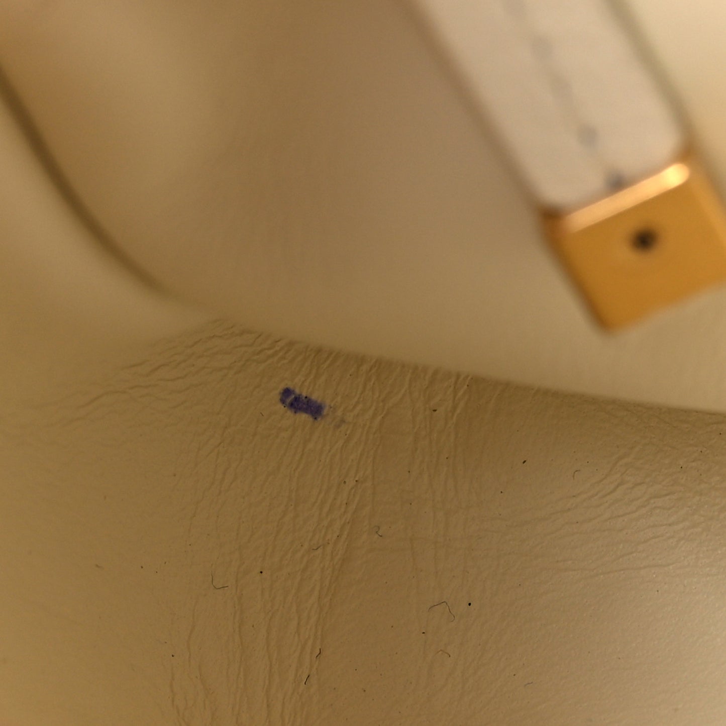 Calfskin Cannage Small Caro Bag Ivory