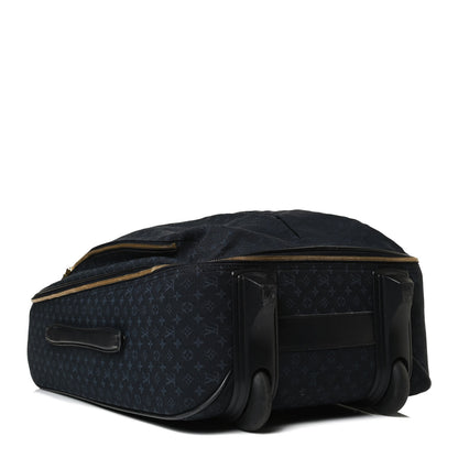 Louis Vuitton Mini Monogram Rolling Luggage Blue 3 of 15
