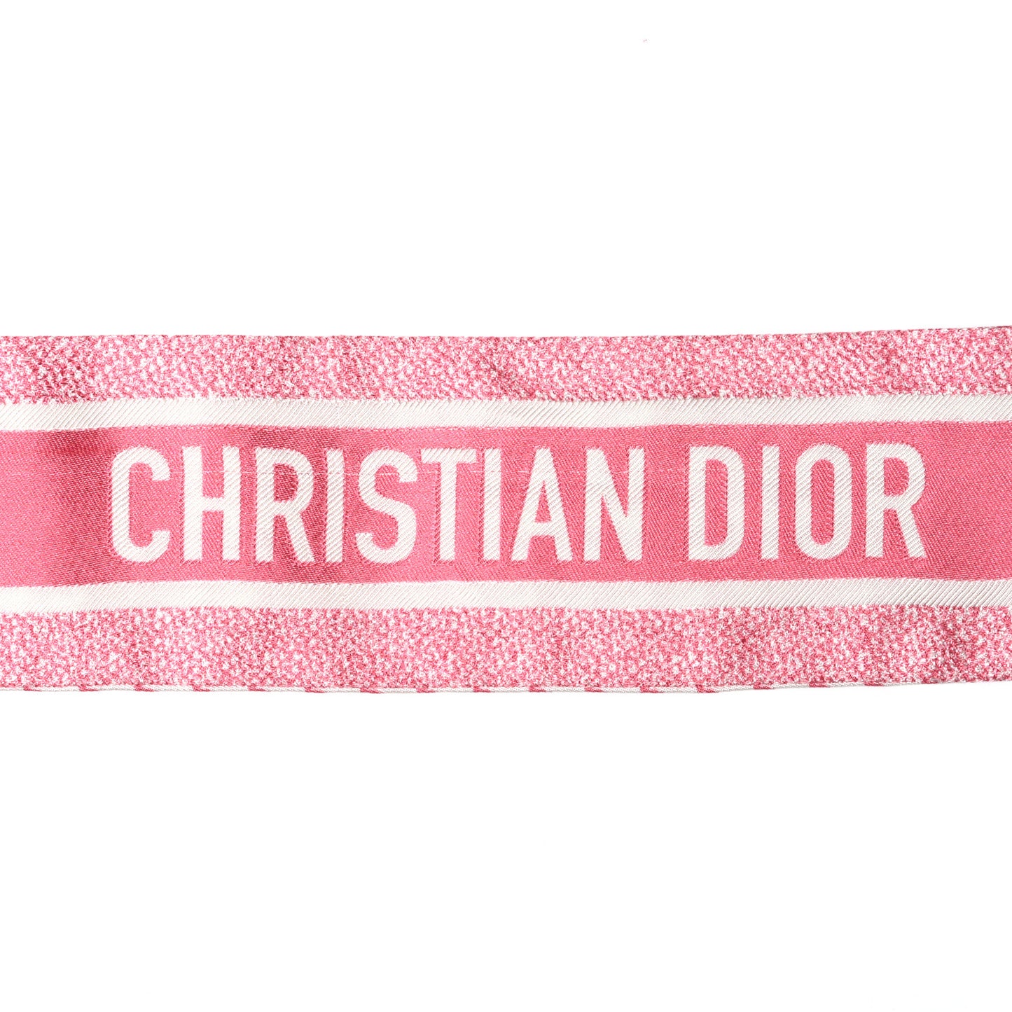 Silk Houndstooth Mitzah Scarf Pink
