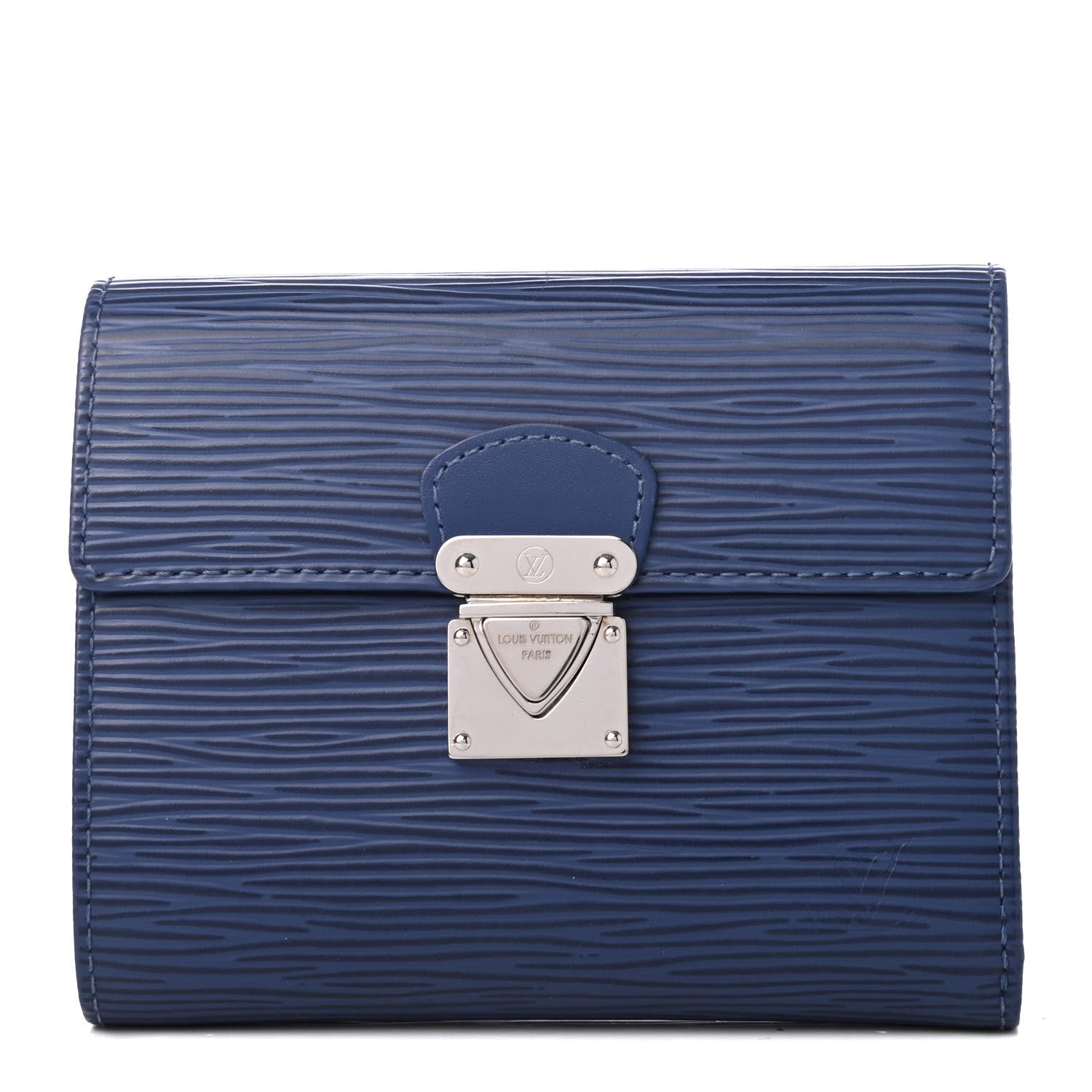 Louis Vuitton Epi Koala Wallet Blue 1 of 8
