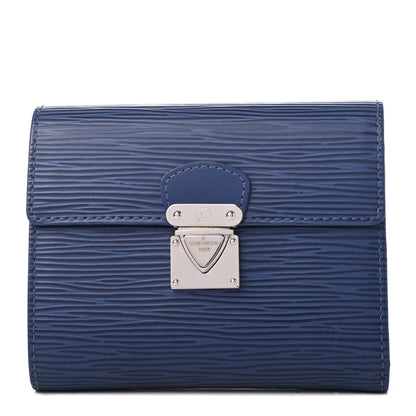 Louis Vuitton Epi Koala Wallet Blue 1 of 8