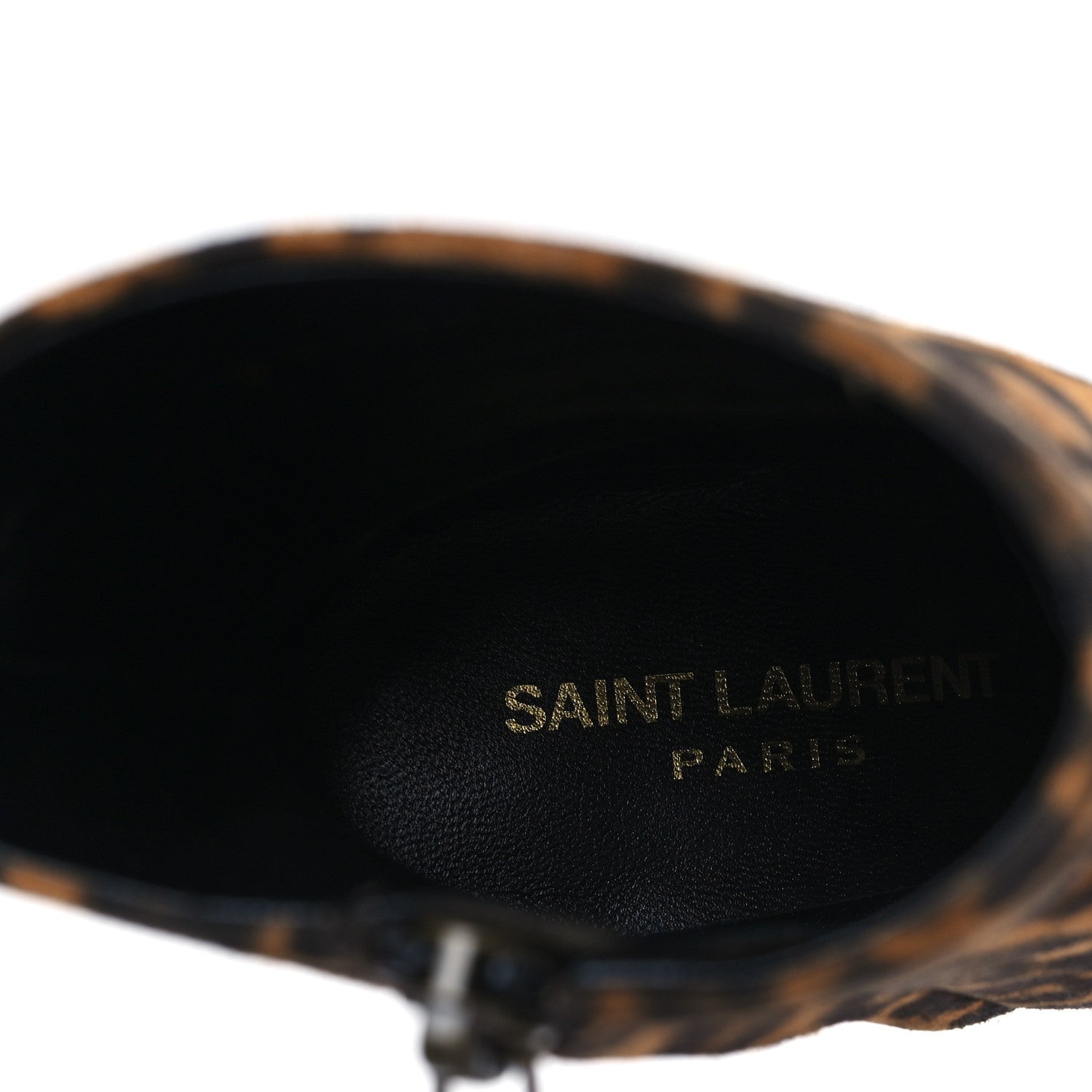 Saint Laurent Suede Lou 75 Ankle Boots 35.5 Leopard 7 of 8