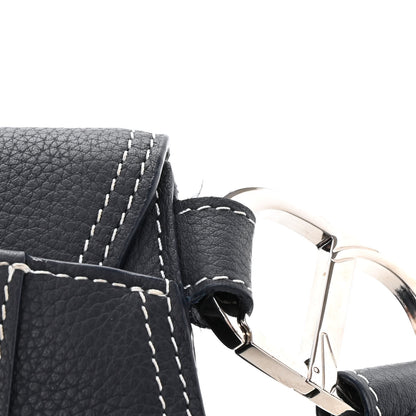 Christian Dior X KAWS Grained Calfskin Saddle Wristlet Blue 9 of 12