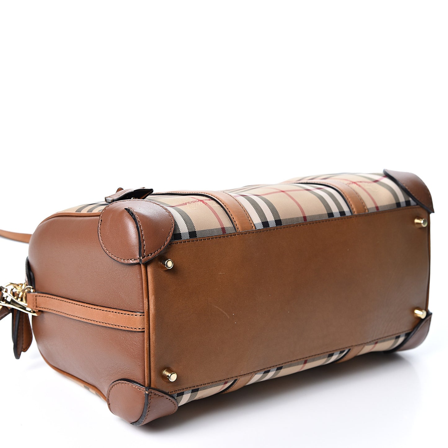 Horseferry Check Medium Alchester Bowling Bag Tan