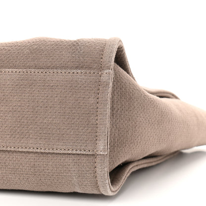 Chanel Canvas Small Deauville Tote Beige Brown 9 of 9