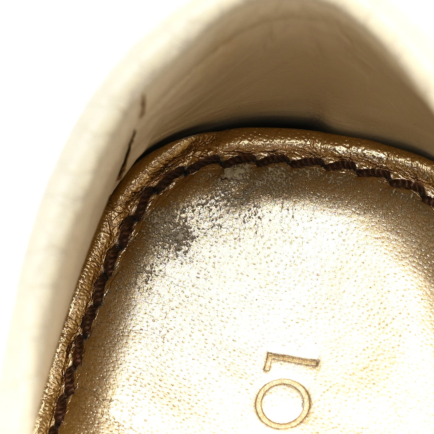 Louis Vuitton Calfskin Mens Monte Carlo Car Shoe Moccasin Loafers 36.5 White 12 of 17
