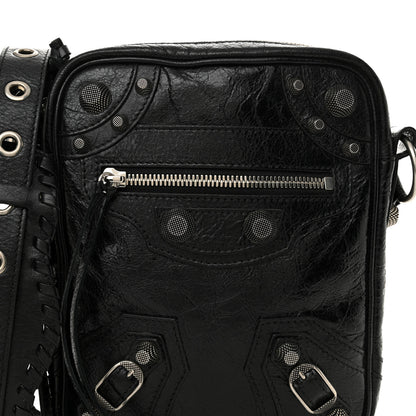 Balenciaga Agneau Arena Le Cagole Crossbody Bag Black 8 of 10