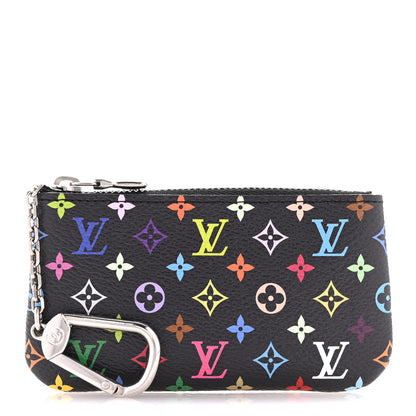 Louis Vuitton LV X TM Monogram Multicolor Key Pouch Black 1 of 9