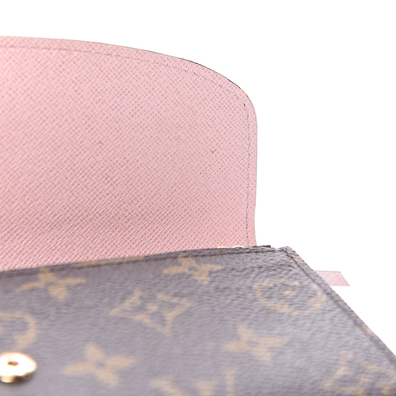 Louis Vuitton Monogram Emilie Wallet Rose Ballerine 10 of 14