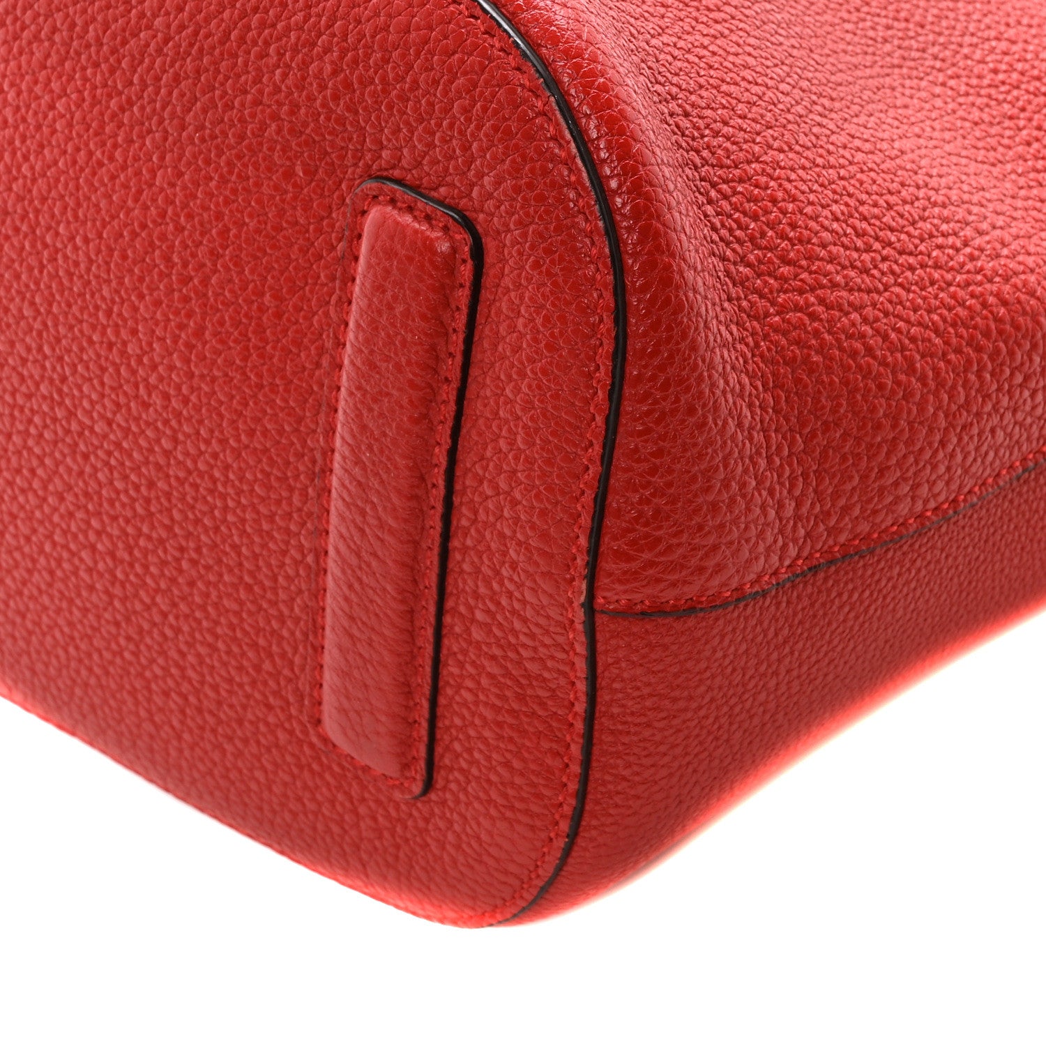 Gucci Soft Grained Calfskin Small Jackie Bucket Bag Red 10 of 10