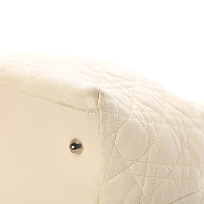 Christian Dior Lambskin Cannage Medium Soft Lady Dior Beige 10 of 18
