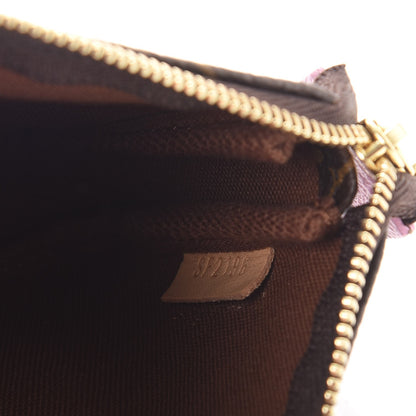 Louis Vuitton Monogram 2016 Christmas Animation Mini Pochette Accessories Rose Ballerine 7 of 7