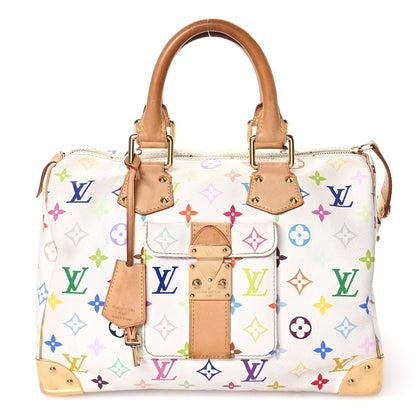 Louis Vuitton Monogram Multicolor Speedy 30 White 1 of 13