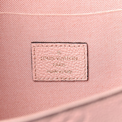 Louis Vuitton Empreinte Pochette Felicie Chain Wallet Rose Poudre 6 of 14