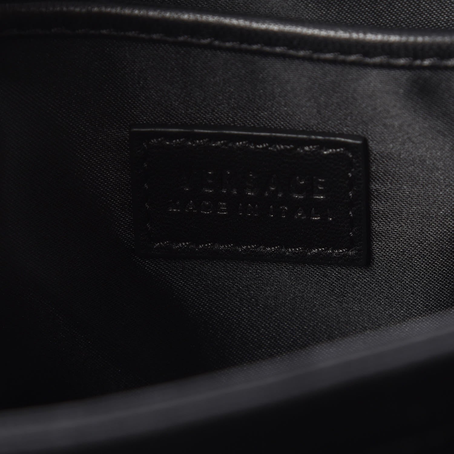 Versace Nappa Palazzo Sultan Shoulder Bag Black 3 of 3