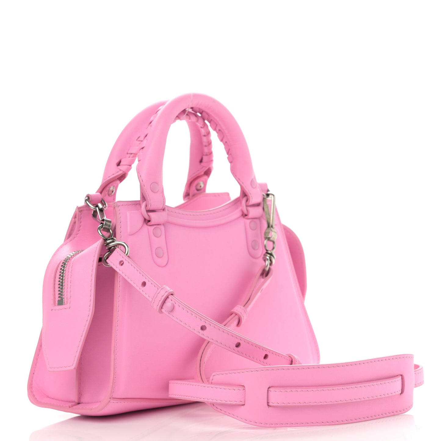 Cake Calfskin Tonal Hardware Mini Neo Classic City Rose