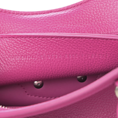 Balenciaga Grained Calfskin Neo Classic Silver Hardware Mini City Fuchsia 7 of 13