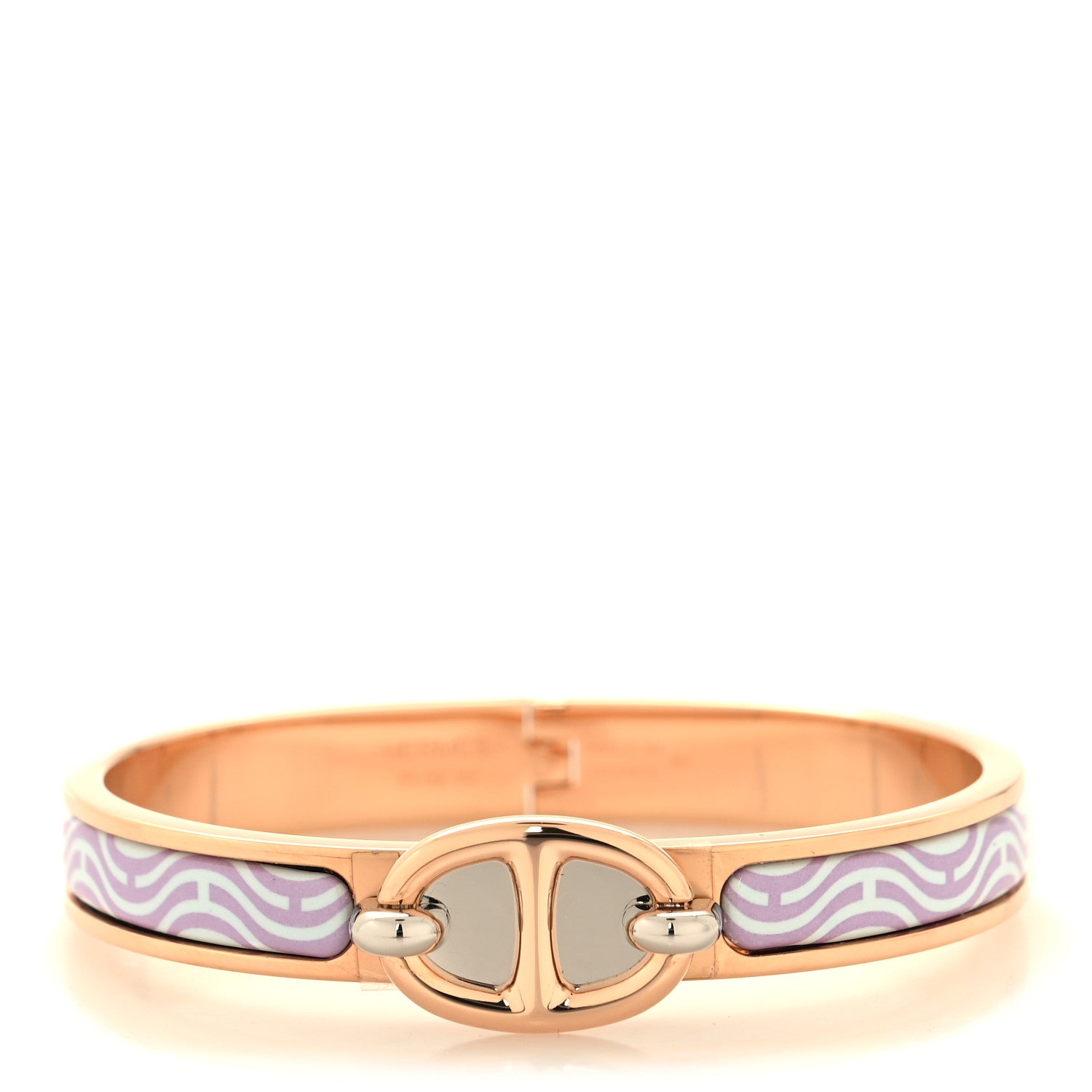Hermes Enamel Mini Clic Chaine D'Ancre Bracelet PM Hypno 1 of 4