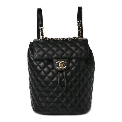 Chanel Lambskin Quilted Small Urban Spirit Backpack Black 1 of 9