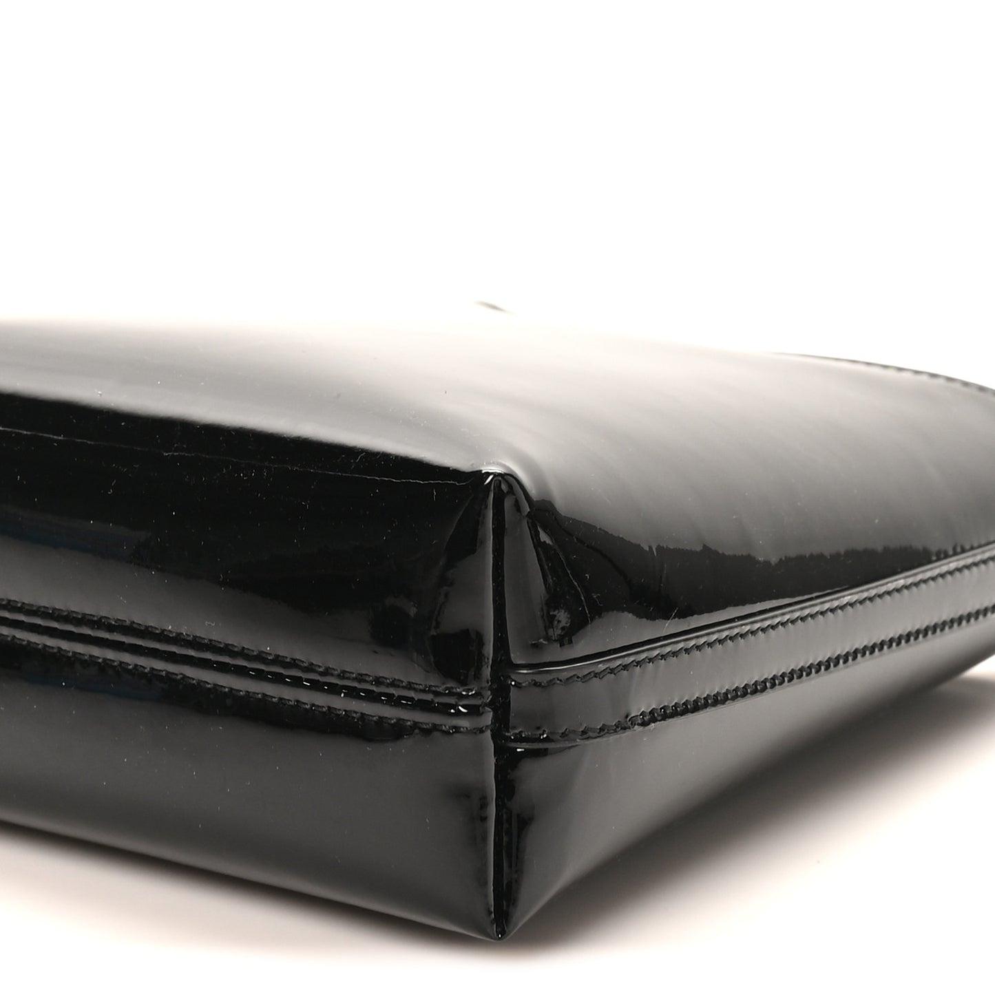 Patent Calfskin Mini Rendez-Vous Hobo Black
