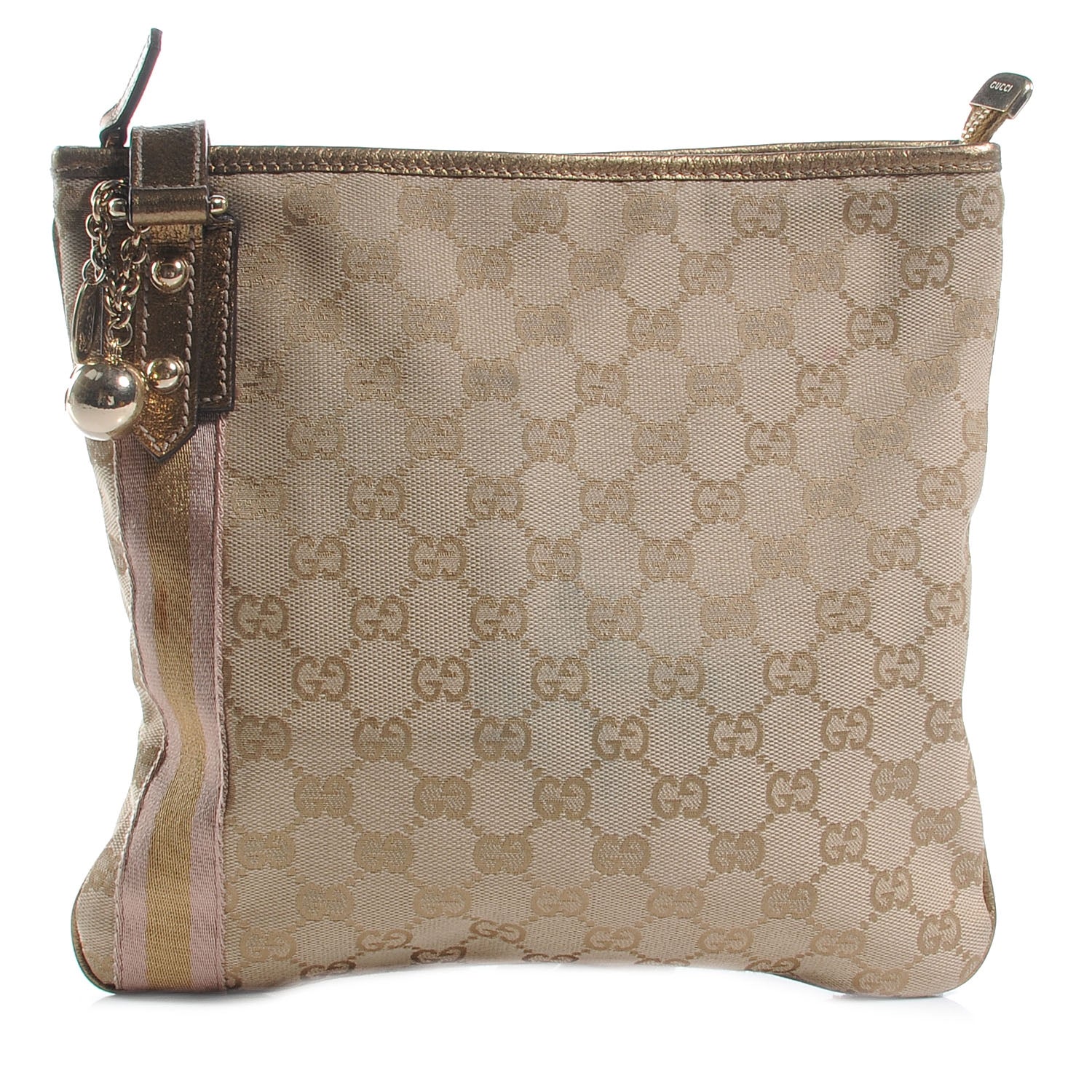 Gucci Monogram Jolicoeur Charms Messenger Bag 1 of 8