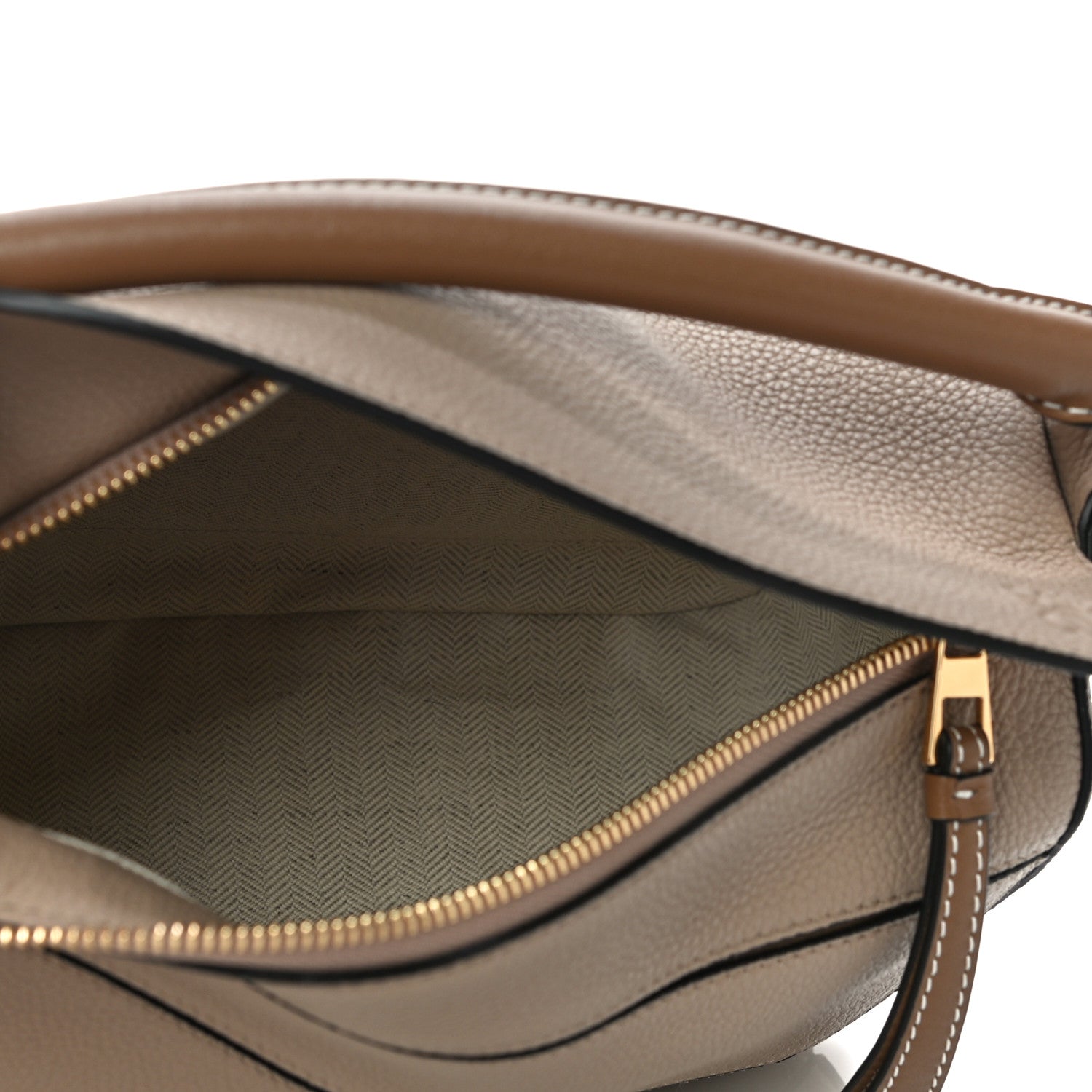 Loewe Grained Calfskin Small Puzzle Bag Sand Mink 5 of 9