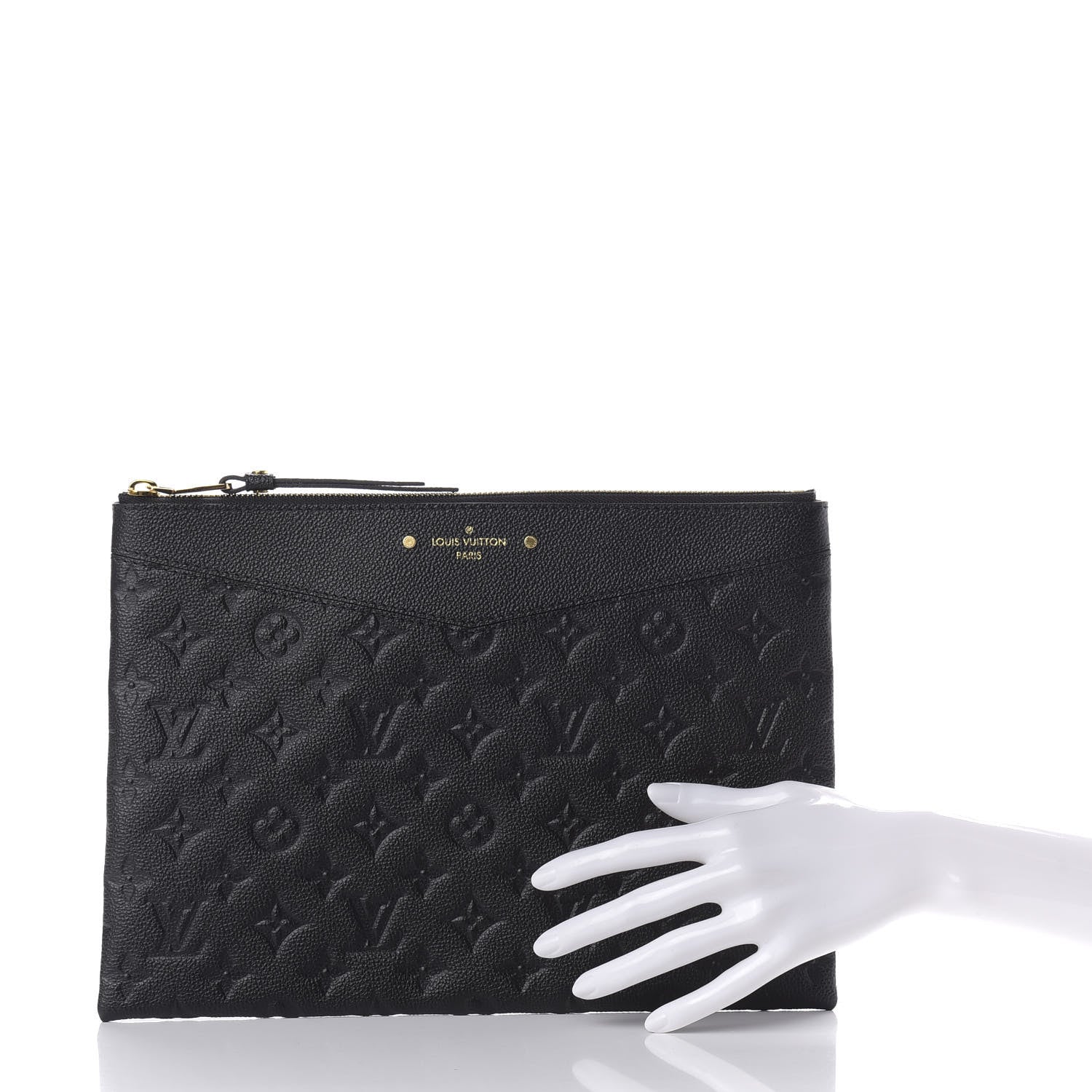 Louis Vuitton Empreinte Daily Pouch Black 2 of 8