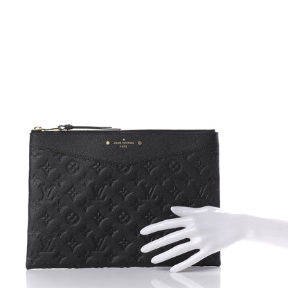 Louis Vuitton Empreinte Daily Pouch Black 2 of 8