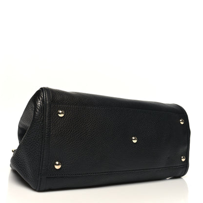 Gucci Pebbled Calfskin Medium Soho Shoulder Bag Black 4 of 13