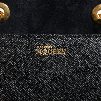 Alexander McQueen Saffiano Mini Heroine Chain Satchel Black 9 of 9