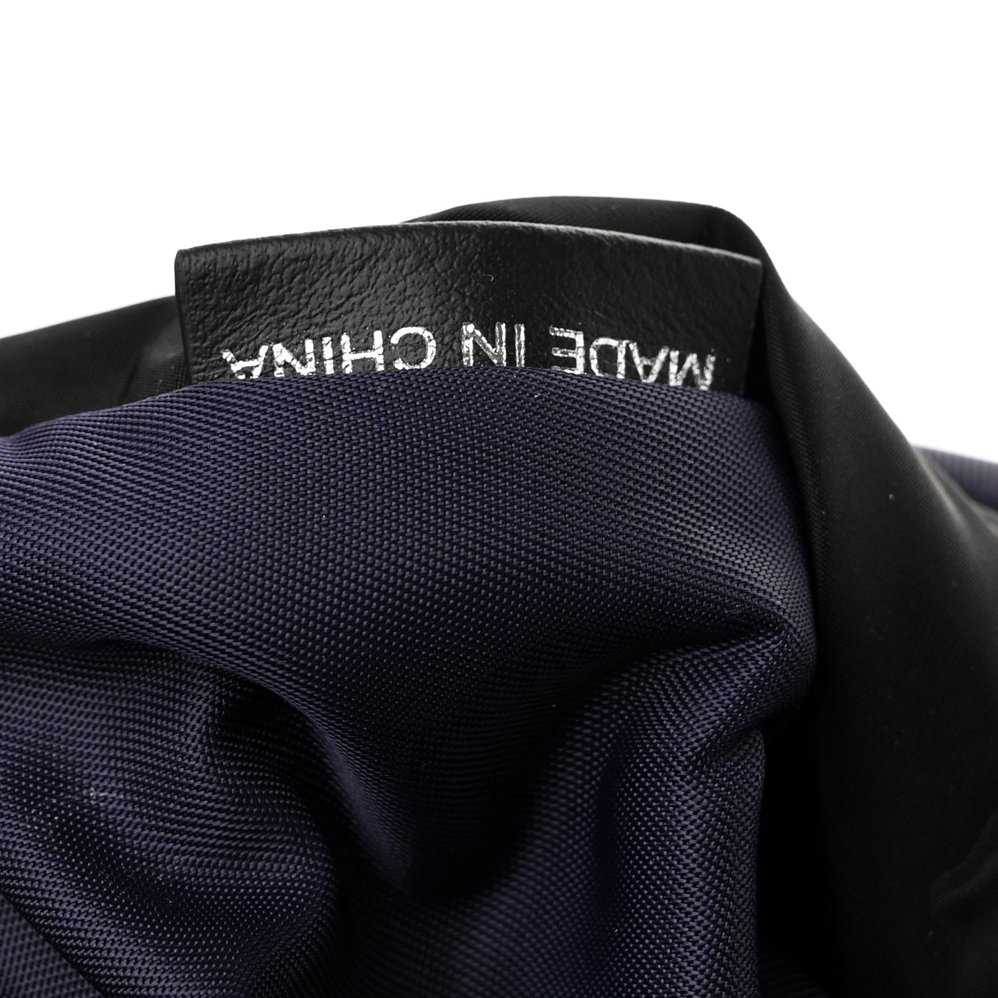 Nylon Warner Camera Crossbody Bag Navy